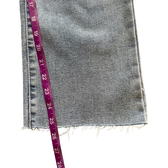 Kensie Jeans Women's Sz 8 29  Savannah High Rise Flare Raw Hem Ankle NWT New - Picture 11 of 14